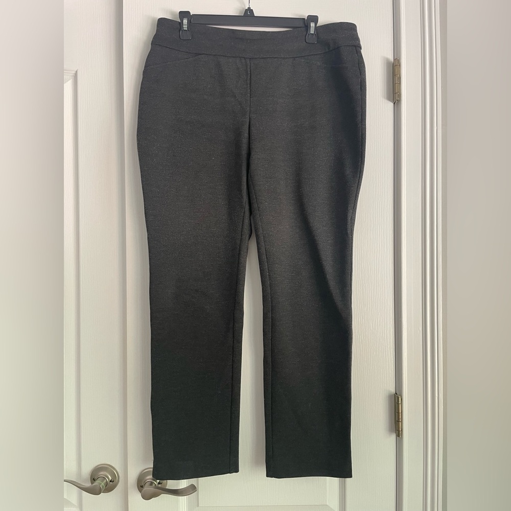 Charter Club Dark Gray Cambridge Slim Pants